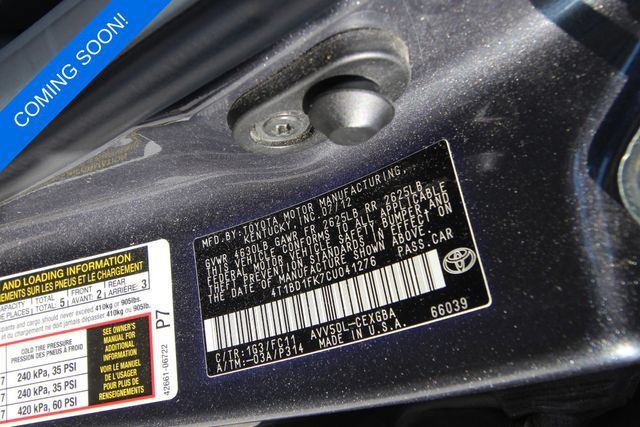 Used 2012 Toyota Camry XLE FWD image 7