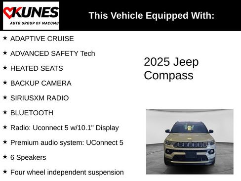 Used 2025 Jeep Compass Limited AWD/4WD image 3