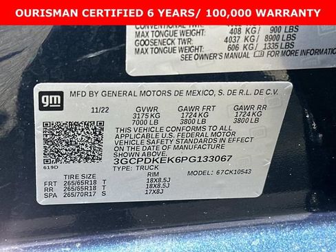 Used 2023 Chevrolet Silverado 1500 LT AWD/4WD image 32