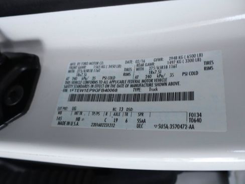 Used 2016 Ford F150 Lariat w/ Equipment Group 501A Mid AWD/4WD image 42