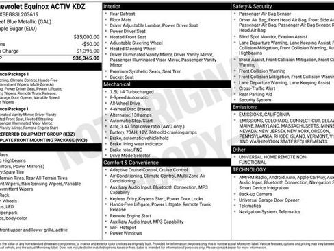 Used 2025 Chevrolet Equinox ACTIV image 27