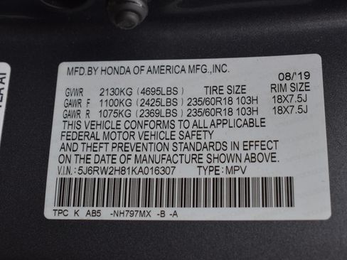 Used 2019 Honda CR-V EX-L image 74
