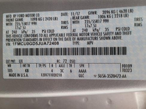 Used 2018 Ford Escape SE FWD image 33