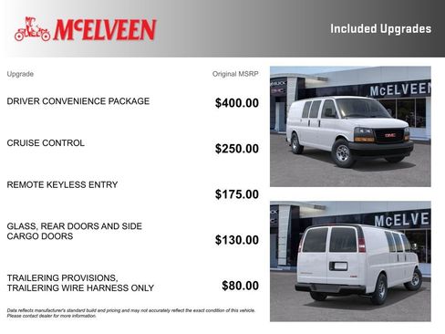 New 2026 GMC Savana 2500 w/ Driver Convenience Package RWD image 6