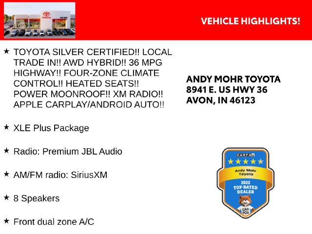 Certified 2021 Toyota Sienna XLE w/ XLE Plus Package AWD/4WD image 2