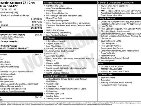 Used 2025 Chevrolet Colorado Z71 w/ Z71 Convenience Package 2 AWD/4WD image 20