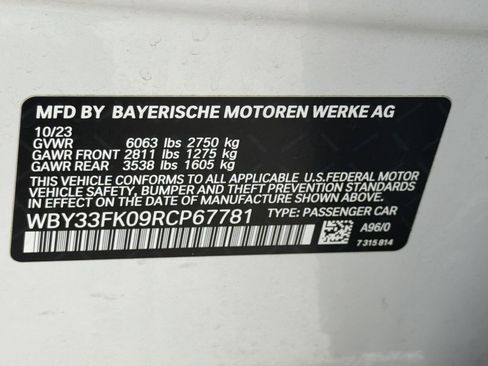 Certified 2024 BMW i5 eDrive40i w/ Executive Package RWD image 19
