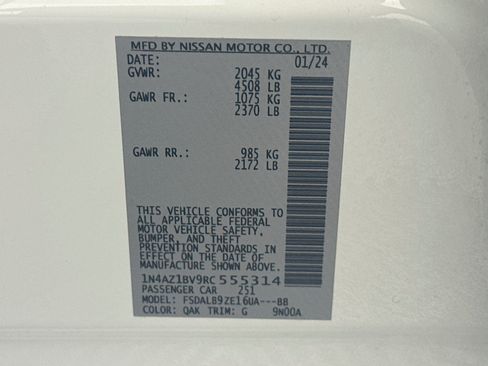 Used 2024 Nissan Leaf S FWD image 12