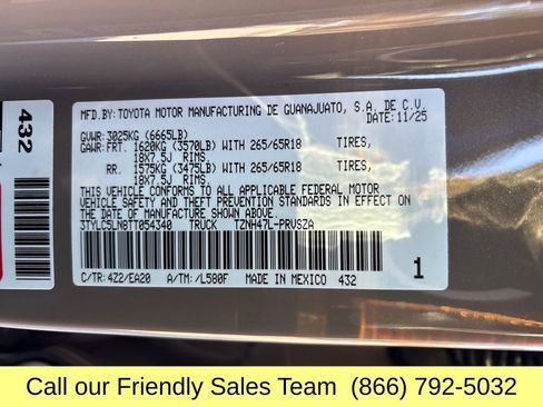 New 2026 Toyota Tacoma TRD Sport w/ TRD Sport Premium Package image 27