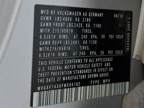 Used 2015 Volkswagen Tiguan S image 27
