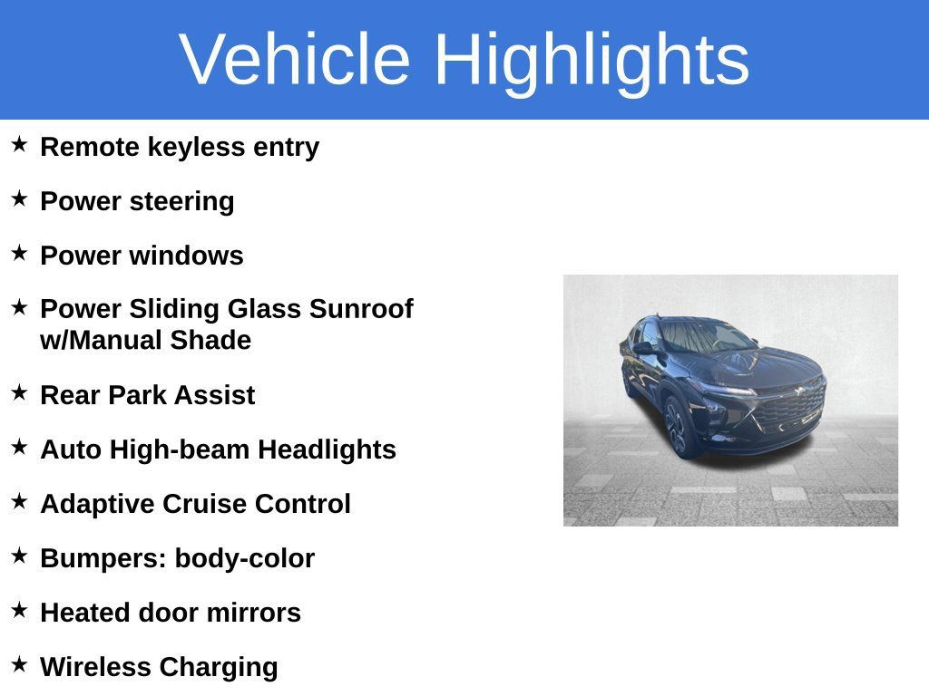 Certified 2024 Chevrolet Trax RS w/ Sunroof Package FWD image 4