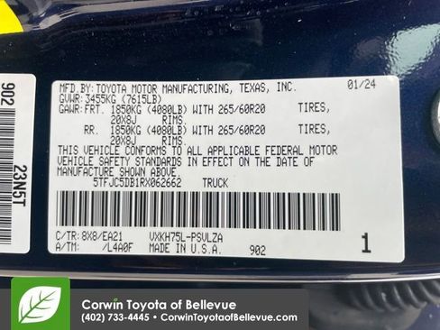 Used 2024 Toyota Tundra Limited image 30