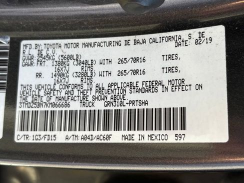 Used 2019 Toyota Tacoma TRD Off-Road image 49