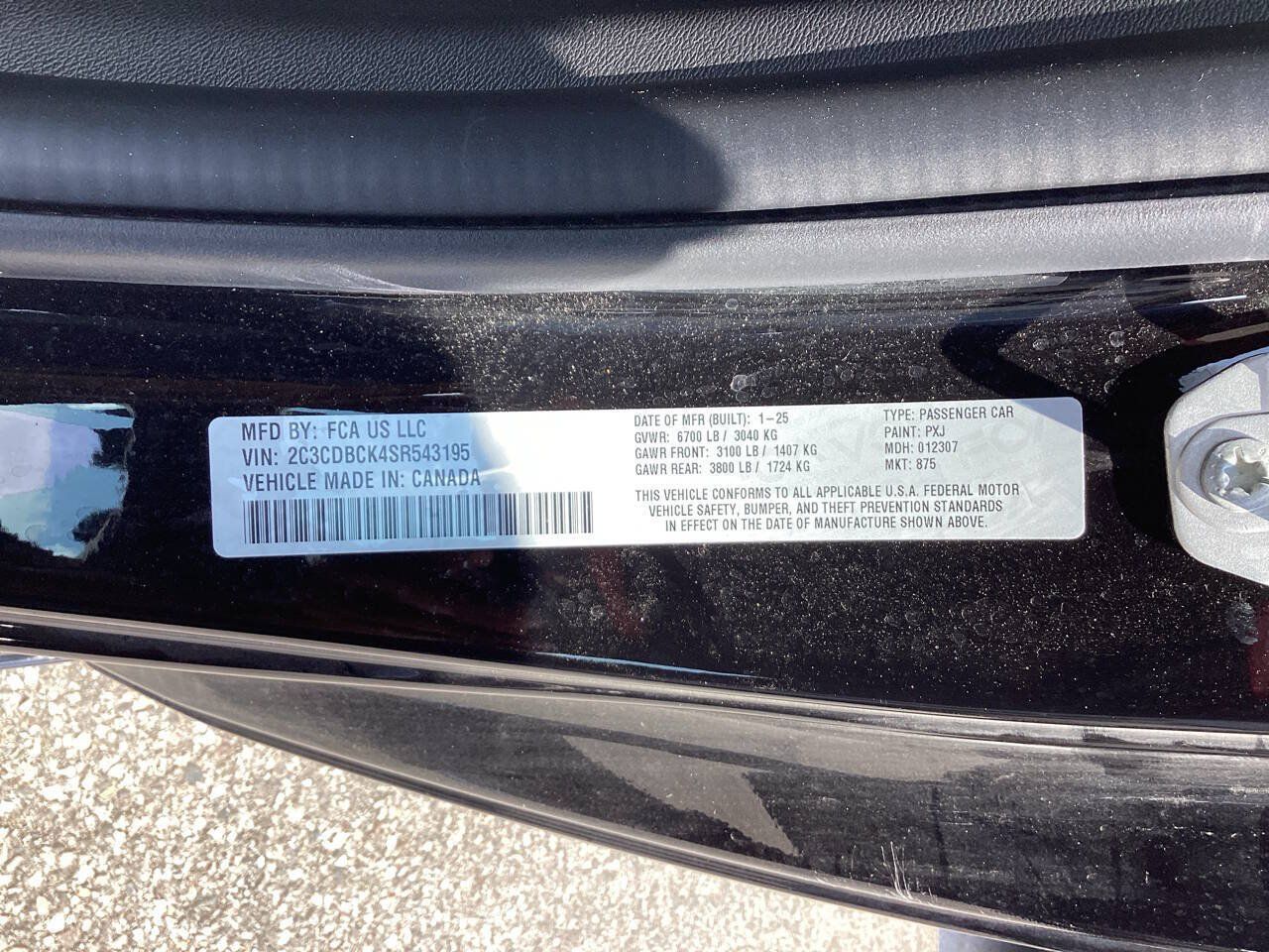 Used 2025 Dodge Charger Daytona R/T w/ Quick Order Package 25M R/T AWD/4WD image 19