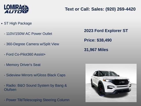 Used 2023 Ford Explorer ST AWD/4WD image 21