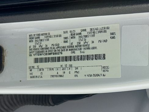 Used 2021 Ford F150 XL w/ Equipment Group 101A High RWD image 35