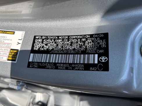 New 2026 Toyota Prius XLE FWD image 9