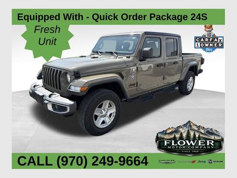 Used 2020 Jeep Gladiator Sport w/ Quick Order Package 24S AWD/4WD image 1