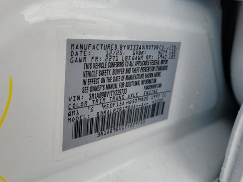New 2026 Nissan Sentra S w/ S Cold Weather Package FWD image 33