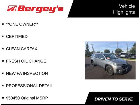 Used 2023 Chevrolet Traverse RS w/ LPO, Floor Liner Package AWD/4WD image 4