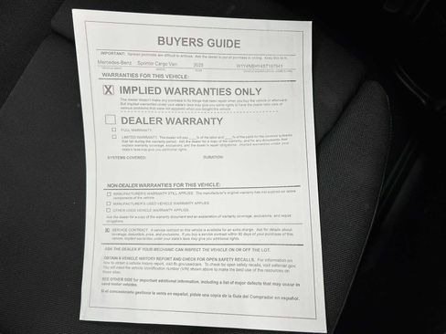 Used 2025 Mercedes-Benz Sprinter 2500 image 33