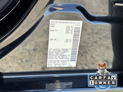 Certified 2022 Nissan Altima 2.5 SV w/ SV Premium Package FWD image 34