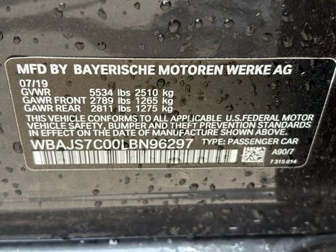 Used 2020 BMW M550i xDrive w/ Premium Package AWD/4WD image 18