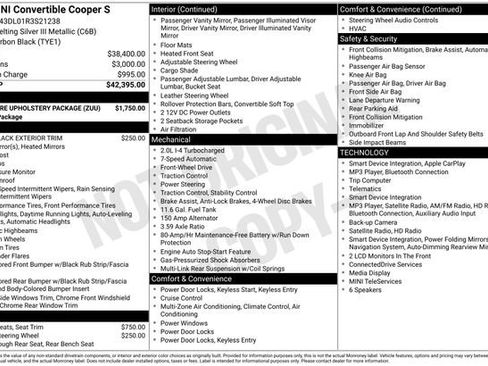 Used 2024 MINI Cooper S w/ Signature Upholstery Package FWD image 27