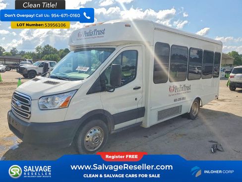 Used 2019 Ford Transit 350 156 DRW w/ Shuttle Bus Prep Package RWD image 3