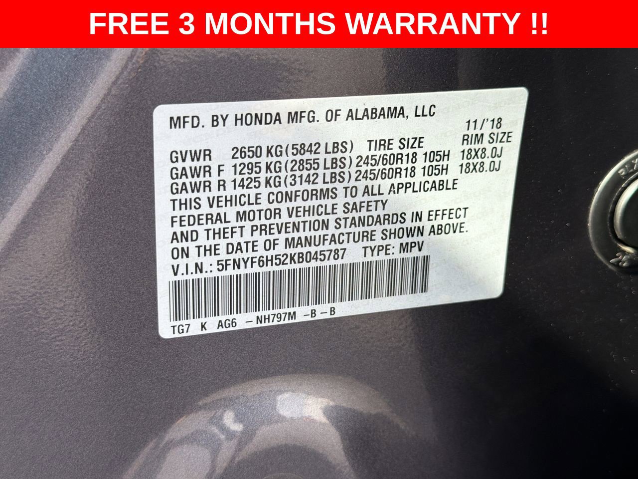 Used 2019 Honda Pilot EX-L image 25