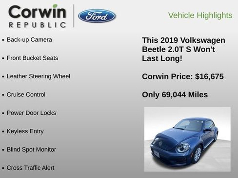 Used 2019 Volkswagen Beetle 2.0T S image 6