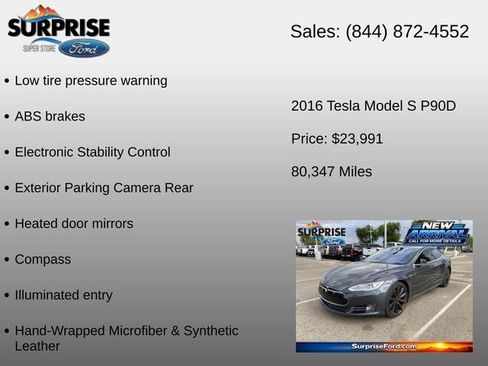 Used 2016 Tesla Model S Performance AWD/4WD image 12