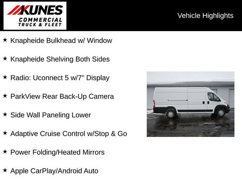 New 2024 RAM ProMaster 3500 w/ Convenience Group image 2