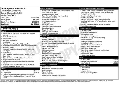 Used 2023 Hyundai Tucson SEL image 33