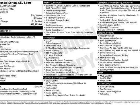 New 2026 Hyundai Sonata SEL FWD image 32