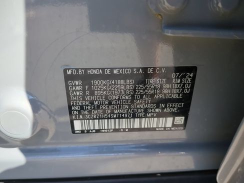 Certified 2025 Honda HR-V Sport image 30