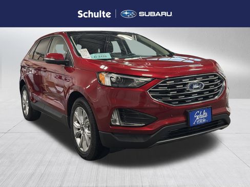 Used 2022 Ford Edge Titanium w/ Class II Trailer Tow Package AWD/4WD image 1