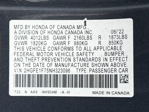 Used 2022 Honda Civic EX image 34