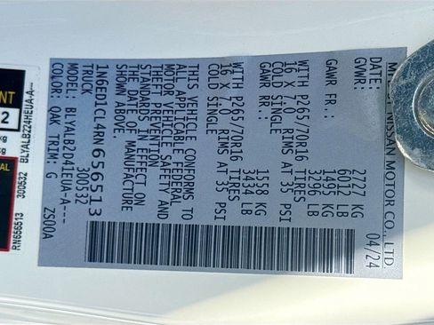 Certified 2024 Nissan Frontier SV w/ Technology Package image 30