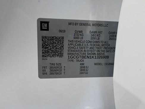 Used 2019 Chevrolet Colorado W/T w/ Custom Special Edition image 48