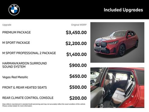 New 2026 BMW X3 xDrive30i w/ Premium Package AWD/4WD image 4