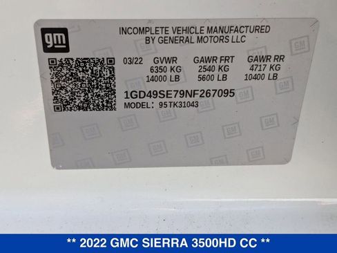 Used 2022 GMC Sierra 3500 Pro w/ Convenience Package image 36