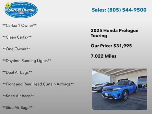 Used 2025 Honda Prologue Touring image 7