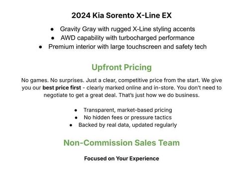 Used 2024 Kia Sorento X-Line EX AWD/4WD image 3