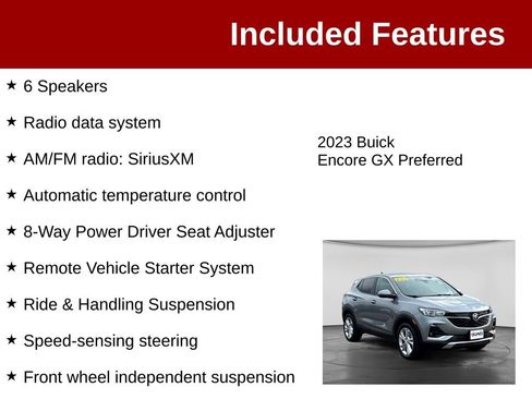 Used 2023 Buick Encore GX Preferred w/ Cold Weather Comfort Package AWD/4WD image 4
