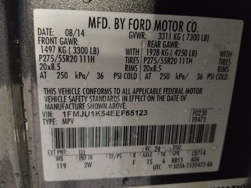 Used 2014 Ford Expedition Limited w/ Equipment Group 301A RWD image 33