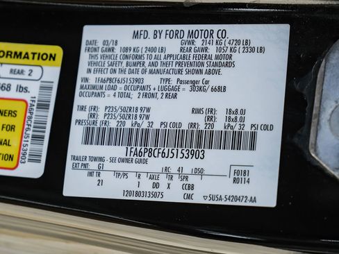 Used 2018 Ford Mustang GT RWD image 50