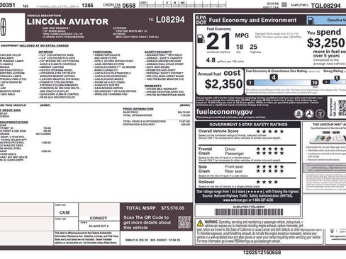 New 2026 Lincoln Aviator Reserve w/ Luxury Package image 5