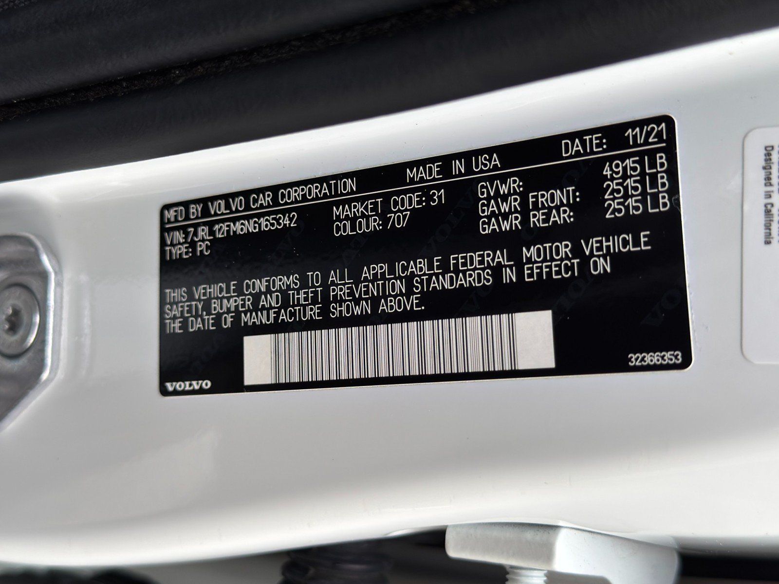 Used 2022 Volvo S60 B5 R-Design w/ Climate Package FWD image 43