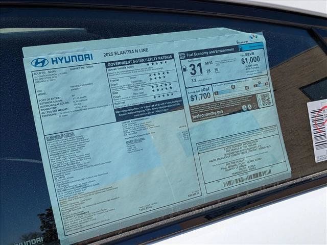 Used 2025 Hyundai Elantra N Line FWD image 25
